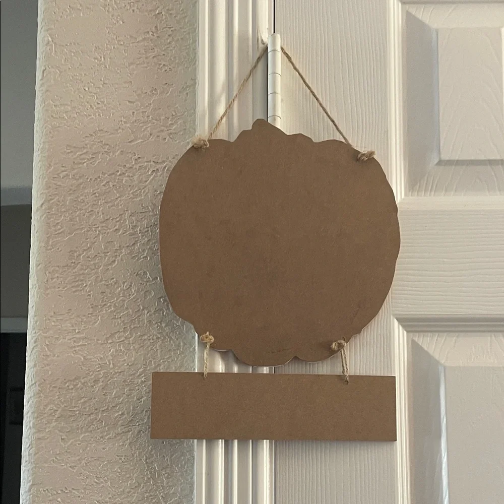 Orange Pumpkin Harvest Wall Decor